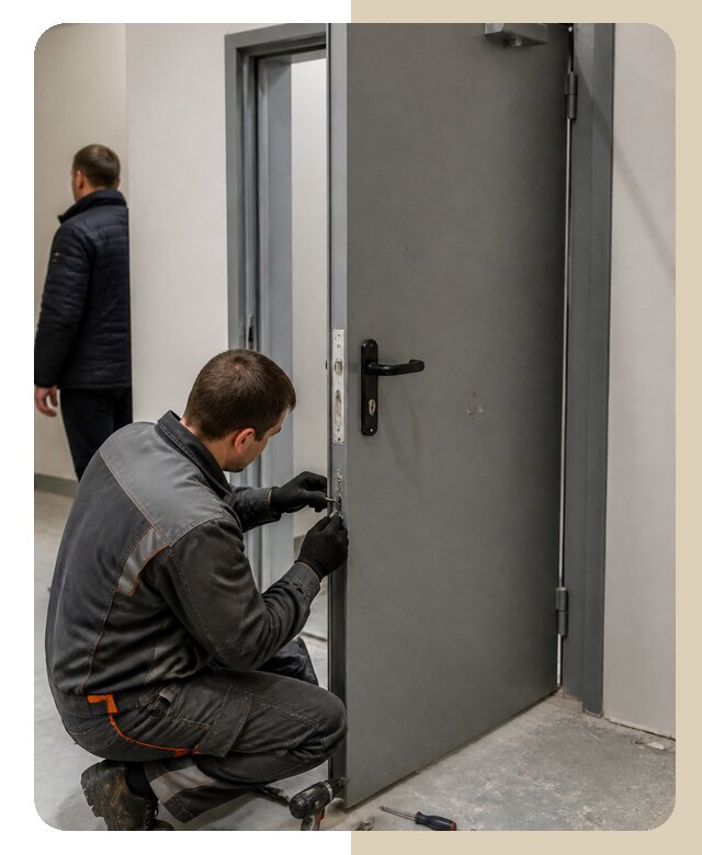 Ремонт противопожарной двери в Черняховске по цене 6812 р. | ДвериЛегко-Чрх