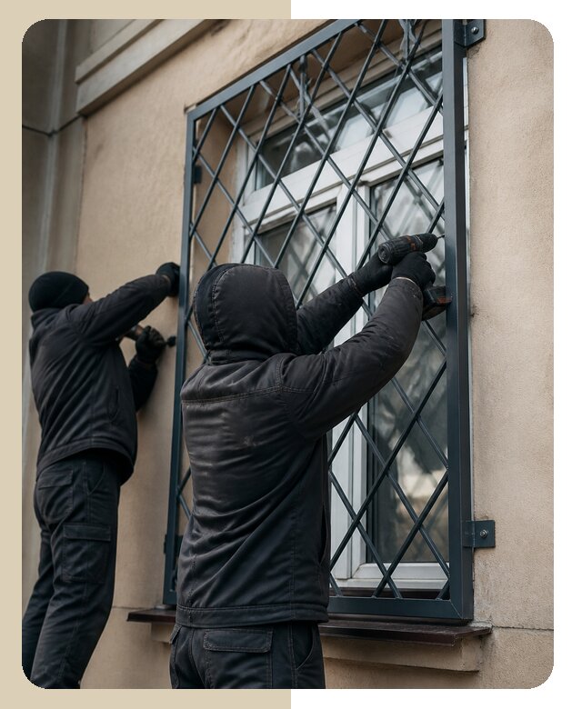 Установка антивандальных решеток на окна в Черняховске